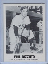 PHIL RIZZUTO 1977 TCMA RENATA GALASSO NEW YORK YANKEES
