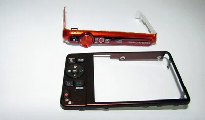Parte de reparación de marco de carrocería superior y trasera para Nikon COOLPIX S6500 rojo Foto 1 de 2