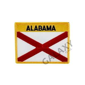 Alabama State Patch / Alabama Flagge / Bügelbild - Bild 1 von 1