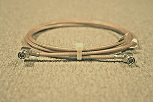 4.25 ft (51") RG316 Coaxial Cable w/ SMB Male Suhner Connectors; NEW; Free Ship - Picture 1 of 6