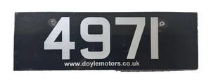 Guernsey UK Channel Island Car SHORT Number License Licence Plate 4971 - Picture 1 of 5