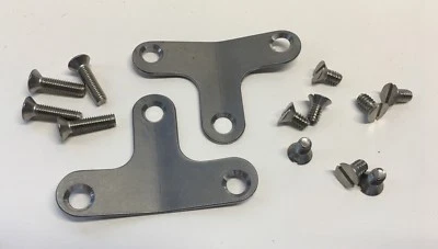 1939 1940 1941 1946 Chevy GMC TRUCK windshield T Brackets w 12 screws PAIR NEW - Image 1 of 4