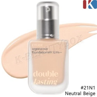 Двойная стойкая основа под макияж ETUDE 30 г #Neutral Beige VEGAN жидкая основа - Изображение 1 из 4