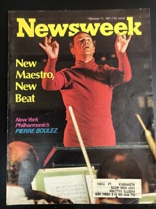 Newsweek Mag New Maestro, New Beat Pierre Boulez October 11, 1971 060920nonr - Imagen 1 de 3