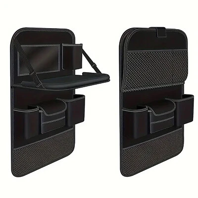 Autositztasche Rückenlehnentasche Auto Kfz Organizer Rücksitz Tasche Schutzmatte - Bild 1 von 4