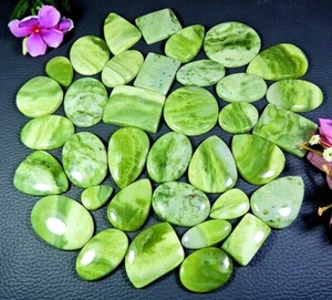 Natural Yellow Septarina Mix Cabochon Loose Gemstone Wholesale Lot For Jewelry - Picture 1 of 7