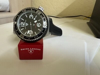 Swiss Legend Men's 21818P  Neptune  Black dial watch 52mm - Image 1 of 4