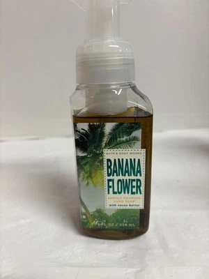 Bath & Body Works Banana Flower  Gentle Foaming Hand Soap 8.75 oz NEW - Image 1 of 2