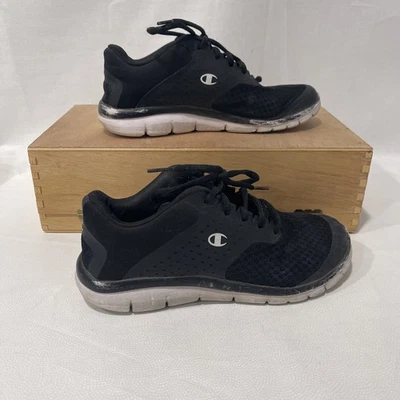 Champion Tenis Niños Talla 7W Jóvenes Color Negro Zapatos Atléticos Usados Foto 1 de 4