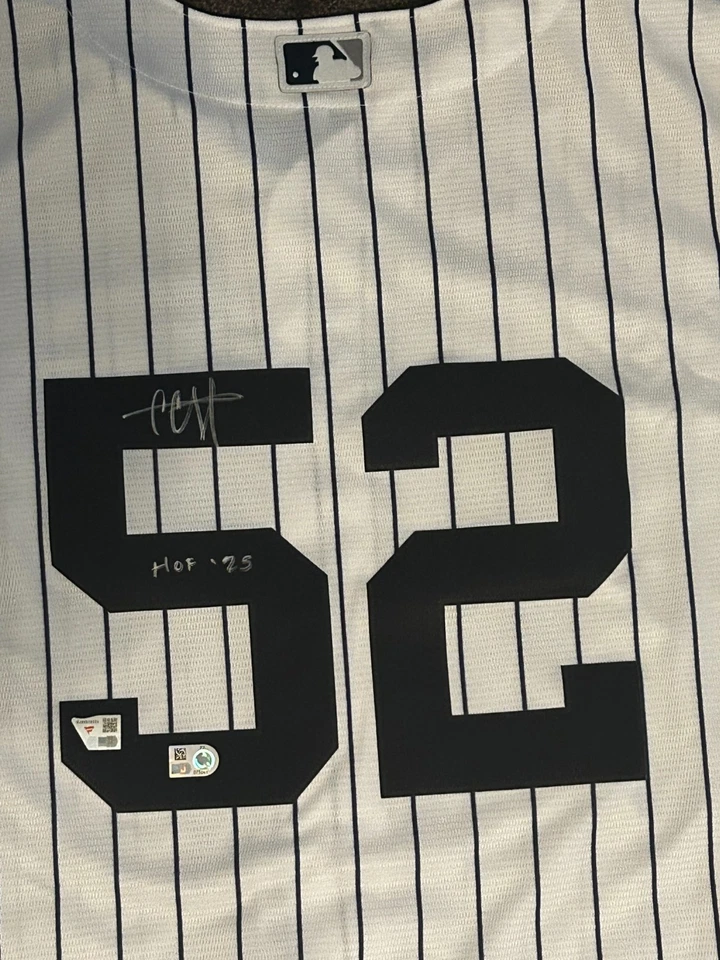 CC Sabathia INSCRIBED "HOF" Fanatics Authentic Autographed Nike Jersey Yankees - Image 1 of 4