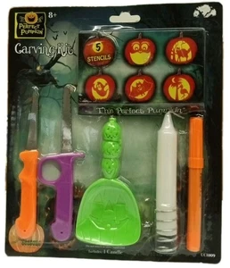 Halloween Pumpkin Carving Kit By Perfect Pumpkin Brand New  - Picture 1 of 2