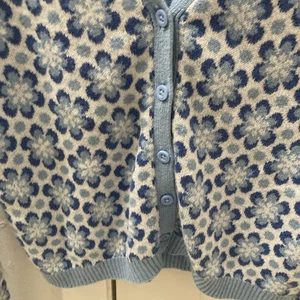 Hollister Cropped Cardigan, Sweater, Size Small, Buttons, Blue - Picture 1 of 5