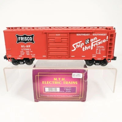MTH Electric Trains O O-27 Frisco SLSF #17361 40' Single Door Box Car 20-93087 - Image 1 of 4