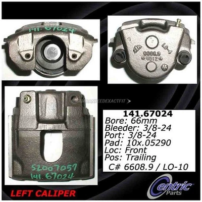 Pinza de freno delantera izquierda centrada TCP para Dodge Dakota 1991-1996 Foto 1 de 2