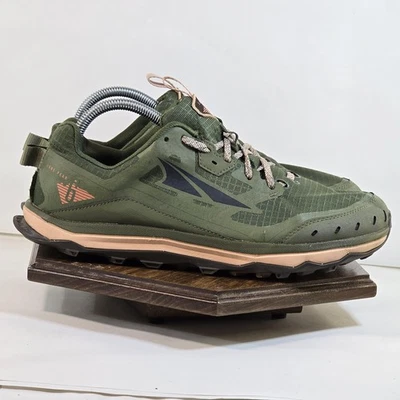 Altra Lone Peak 6 Shoes Womens Size 10.5 Green Trail MaxTrac EGO ALOA548E315 - Image 1 of 4