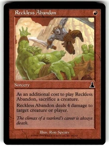 Reckless Abandon Urza's Destiny Regular MTG - Picture 1 of 2
