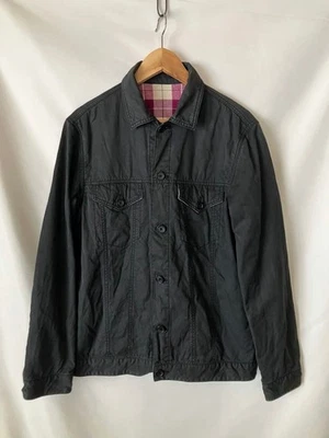 SOPHNET 3rd Trucker Jacket Navy Made in Japan Used Vintage Cotton Canvas - Image 1 of 4