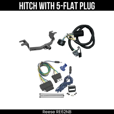 Enganche de remolque + cableado de 5 vías para Chevy Silverado GMC Sierra 1500 2022 LTD 19-25 Foto 1 de 2