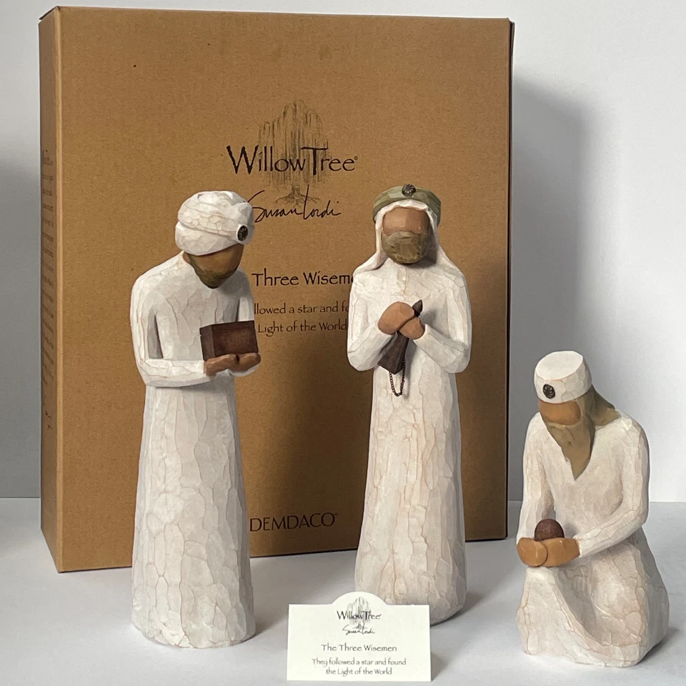 Demdaco Willow Tree - Three Wise Men I Die Heiligen 3 Könige Krippenfigur - Bild 1 von 1