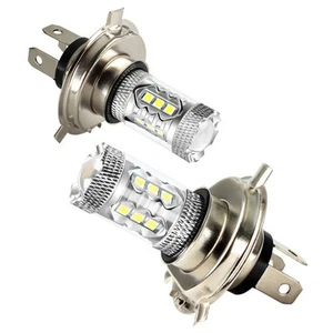 For Arctic Cat 2009-2010 H4 Fog Lights 9003 Beam Motorcycle 2Pcs 6000K - Picture 1 of 12