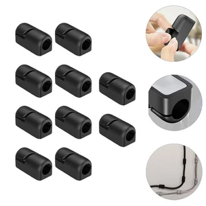 10 Pcs Cable Manager Power Cord Organiser Office Holders Wire Clips for Cords - Afbeelding 1 van 12