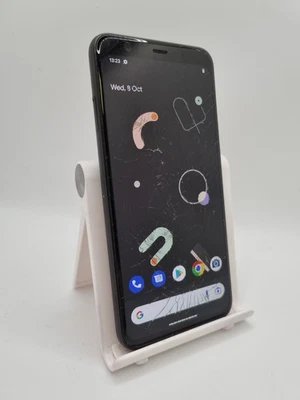 Google Pixel 4 Black Unlocked 64GB 5.7" 16MP Android Smartphone Cracked - Image 1 of 4