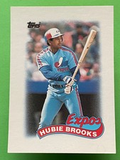 1989 Topps League Leaders Minis Hubie Brooks #21
