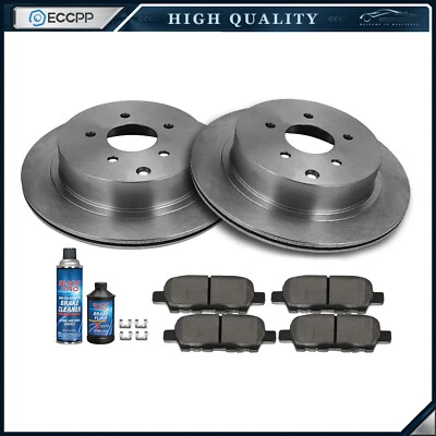 Rear Brake Pads And Rotors for 2012-2013 Infiniti M35h 2011-2013 Infiniti M37 Foto 1 de 4