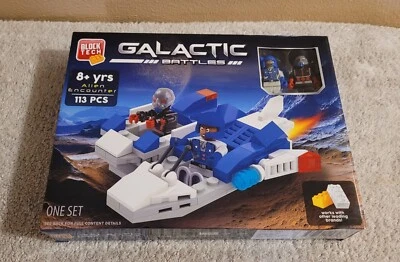 BLOCK TECH Galactic Battles Alien Encounter 113 Pieces *NEW* - Image 1 of 4