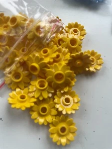 LEGO-NEU-#6901-GELB-BLUME RUND/16 BLÜTENBLÄTTER/SONNENBLUME-10 STÜCK - Bild 1 von 1