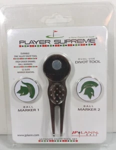 Player Supreme Dual Use Divot Tool with 2 Ball Markers New Sealed - Bild 1 von 2