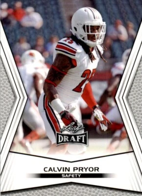 2014 Leaf Draft Calvin Pryor Rookie Louisville Cardinals #11 NCAA Football - Image 1 of 2
