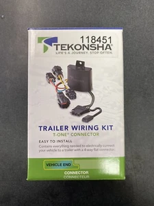 NEW Tekonsha 118451 Trailer Wiring-Kit T-one Connector fits 2007-2012 GMC Acadia - Picture 1 of 5