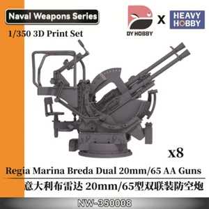 Heavy Hobby NW-350008 1/350 Regia Marina Breda Dual 20mm/65 AA Guns - Picture 1 of 3