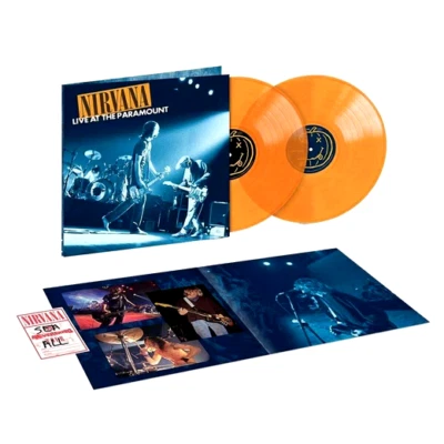 Nirvana : Live At The Paramount (Ltd Transparent Orange Vinyl 2LP) NEW/SEALED - Image 1 of 3