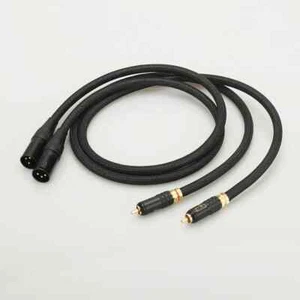 Pair OCC Silver Plated Cord HiFi Audio Signal Interconnet Cable RCA to XLR Male - Picture 1 of 6