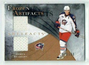 10-11 UD Upper Deck Frozen Artifacts  Derick Brassard  /150  Dual Jerseys
