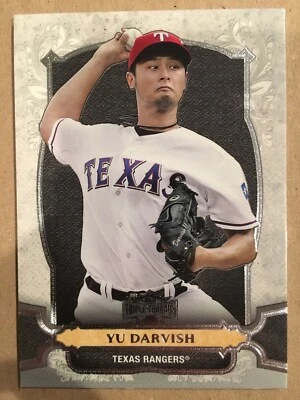 2014 Topps Triple Threads #79 Yu Darvish Texas Rangers Chicago Cubs - Image 1 of 2