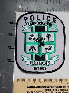 LE95b Police patch Illinois Bannockburn 