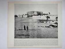 Old Antique Print 1894 Famous Scenes Palace and Harem Alexandra Egypt