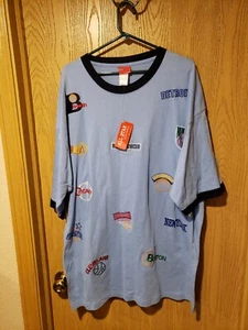 CAMISETA AZUL VINTAGE DE BALONCESTO BOOM X All Star Players XL NUEVA CON ETIQUETA para hombre - Imagen 1 de 7