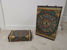 Genuine Christian Dior Gift Box and Christmas Limited Edition Gift Bag