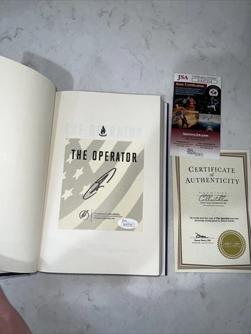 Signed Robert O'Neill The Operator Seal Team Six ST6 Bin Laden Autograph JSA COA Cover