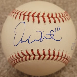 Owen White Signed Baseball ROMLB Auto w/ "Go Rangers!" Inscription Texas Rangers - Picture 1 of 6