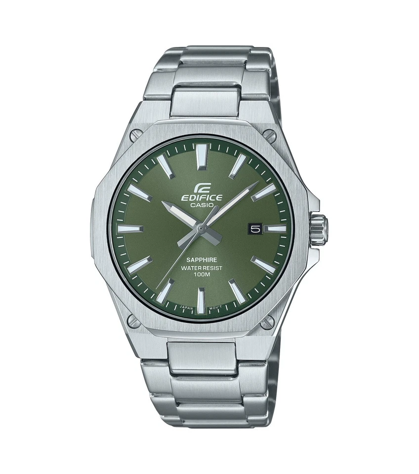 CASIO Herrenuhr Edifce 10 bar wasserdicht, Saphirglas, EFR-S108D-3AVUEF NEU - Bild 1 von 1