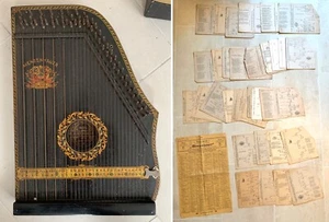 Menzenhauer Zither 2 1/2 Menzenhauer's Noten Original American Guitar Zitter - Bild 1 von 23