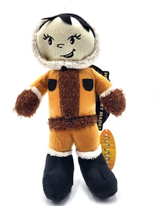 Tuffy Mighty Eskimo Floating Squeaky Plush Tug & Shake Dog Toy 12" - Picture 1 of 10