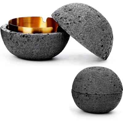 Aschenbecher Großer mit Deckel Winddichter Tischaschenbecher außen XL - Bild 1 von 4