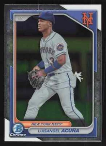 2024 Luisangel Acuna Chrome Prospect Bowman #BCP-40 New York Mets - Picture 1 of 2