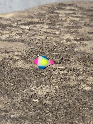 Tungsten Ice Jigs 5mm Multiple Color Option Glow Panfish Crappie Perch Jigs - Image 1 of 4